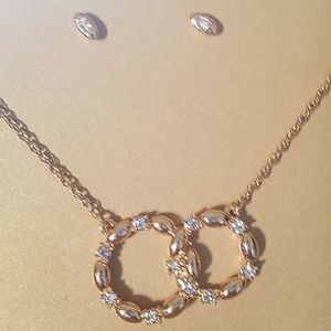 Brand new Charter Club Earring and Pendant Set